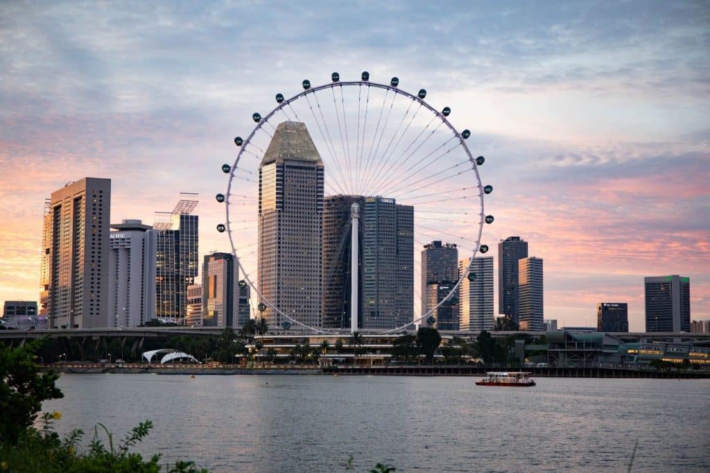 Singapore Flyer Observation Wheel With the Academic Conference in Singapore