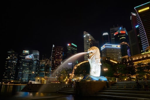 Merlion Statue at Merlion Park